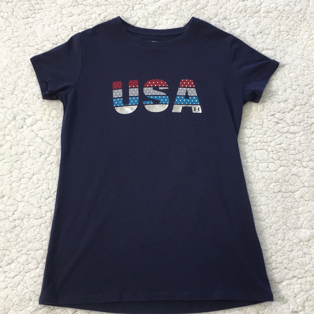 A under armour USA shirt